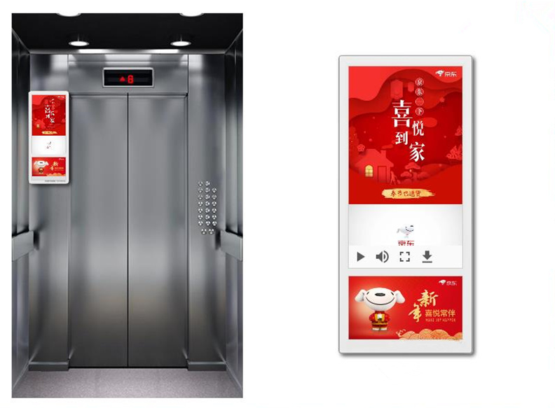 蘇州電梯內(nèi)視頻LED